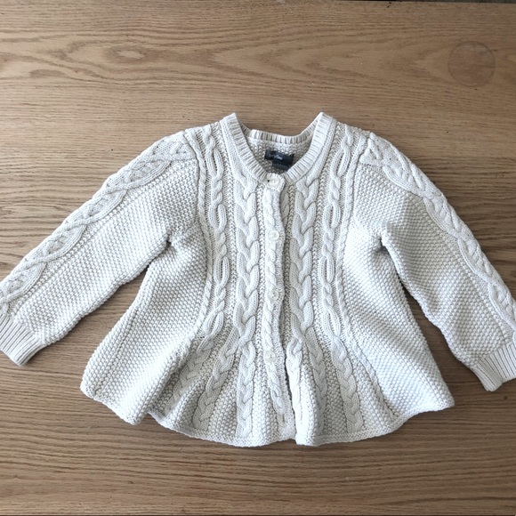 Baby Gap Peplum Sweater toddler girl 18-24 mo - Picture 1 of 2